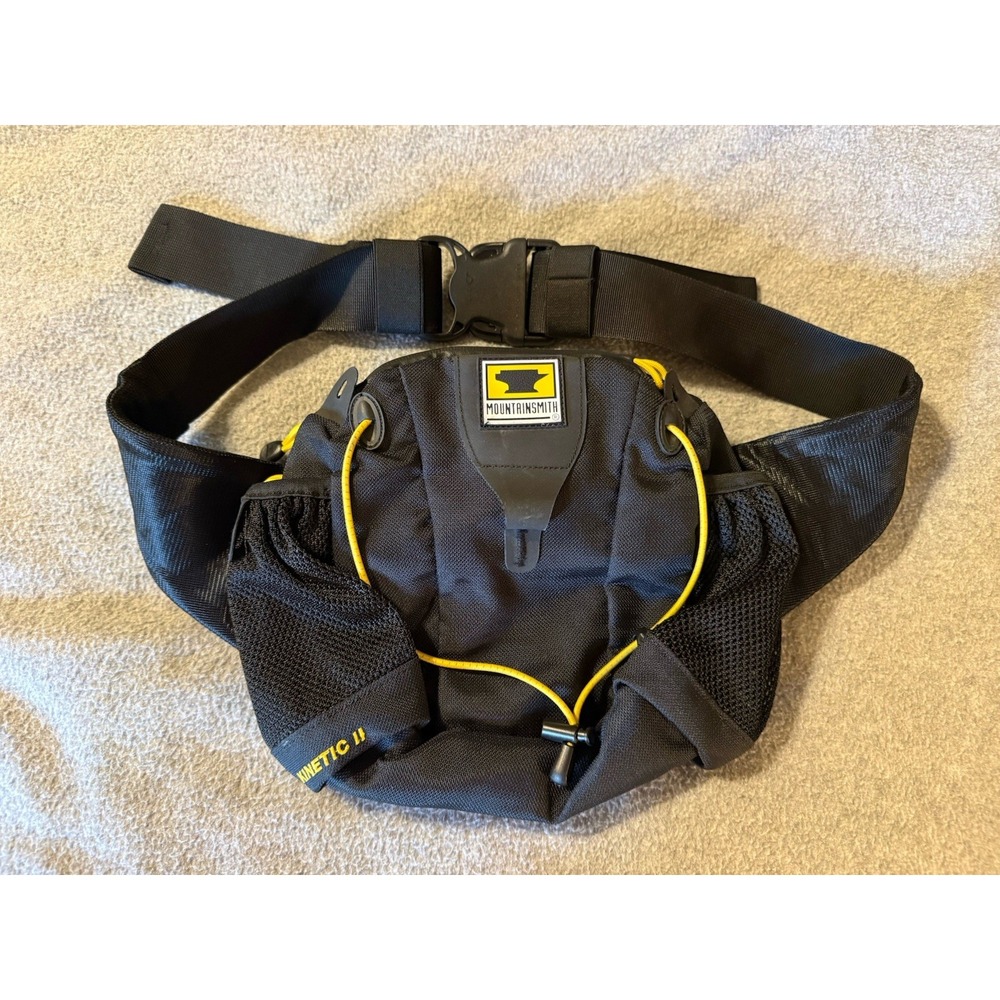MOUNTAINSMITH Kinetic II Lumbar Day Bag Fanny Waist Pack Black Climbing Hiking